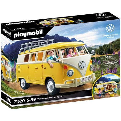 Playmobil - Playmobil 71520 - Volkswagen T1 Combi Jaune Multicolore
