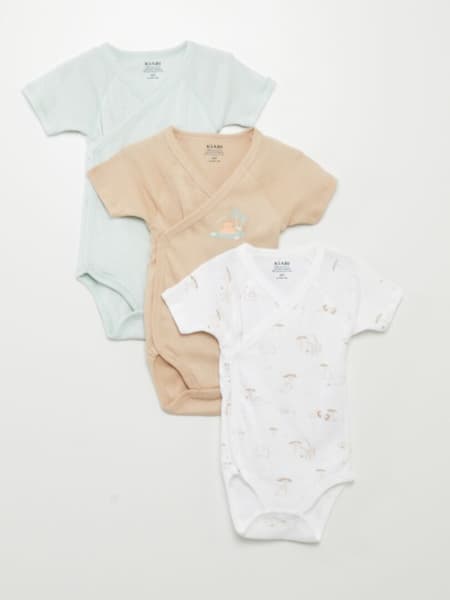 KIABI - Lot de 3 bodies fantaisie