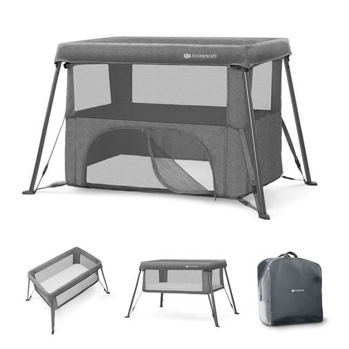 Kinderkraft - Lit bébé 3 en 1 CAMI gris
