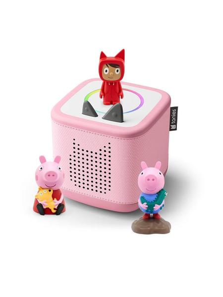 tonies - Tonies Toniebox 2 Pack Boite À Histoire Pour Enfant 1 À 9 Ans, Robuste & Facile À Utilisern Peppa Pig, Rose Multicolore