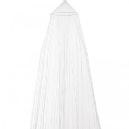 Wadiga - Moustiquaire de lit polyester blanc - 1 place