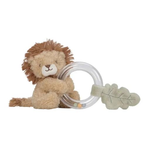 Little Dutch - Hochet anneau lion safari friends