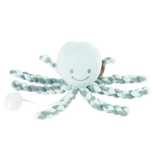 Nattou - Octopus poulpe musical vert de gris