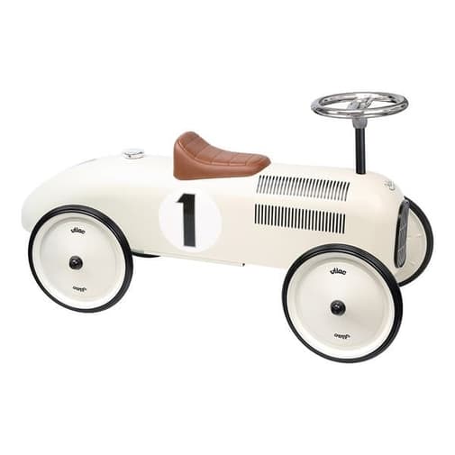 Vilac - Porteur métal vintage blanc