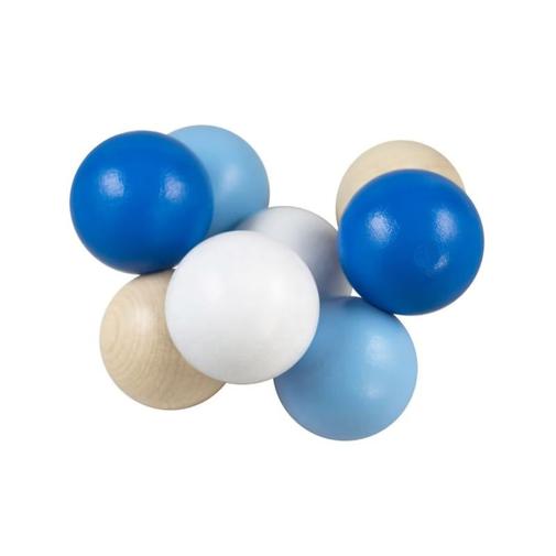 Detoa - Detoa 8 boules en bois éveil bleu