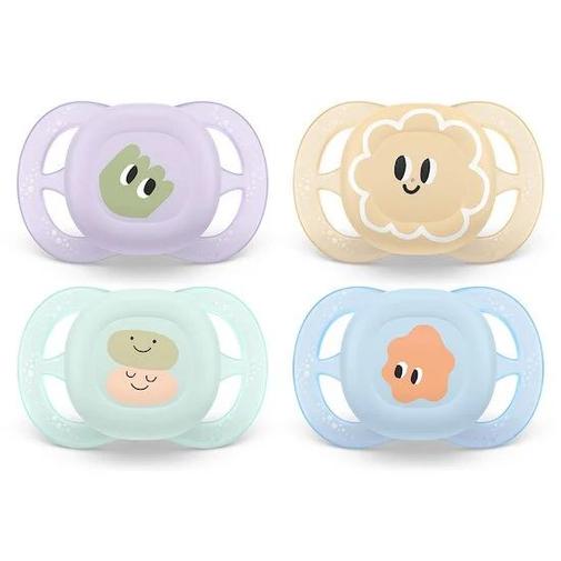 Philips Avent - Lot de 2 sucettes ultra start imprimées