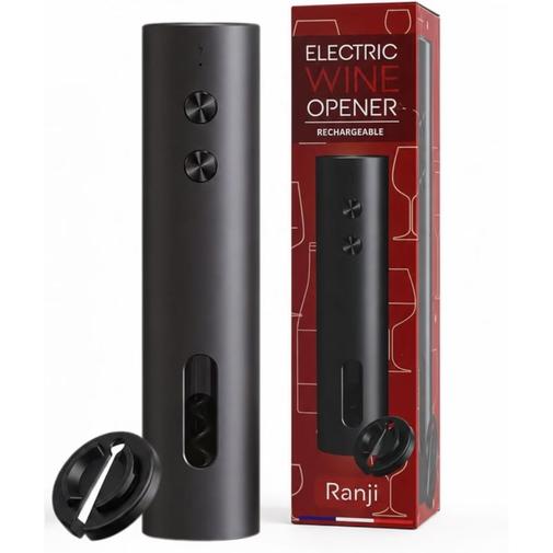 Ranji - Ranji -tire bouchon électrique rechargeable usb-c avec coupe capsule