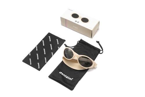 Dentalmi - Nouveau Lunettes de soleil bébé polarisées I 0-18 mois garçon & fille I Cadre flexible & doux pour enfants I PROTECTION UV, CAT 4 Polarisé I Bande Élastique AJUSTABLE I Cadeau pour bebe I Made France