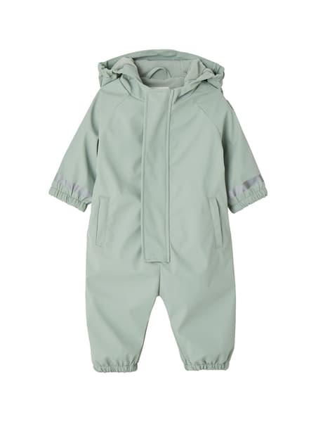 VERTBAUDET - Combinaison à capuche anti-pluie doublée maille polaire