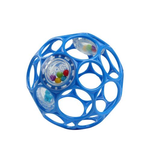 Oball - Balle hochet sensoriel bleu