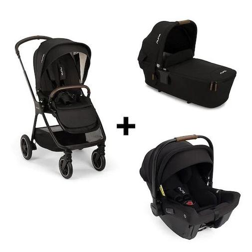 NUNA - Pack trio Triv Next : poussette Triv Next + nacelle LYTL + siège auto Pipa urbn