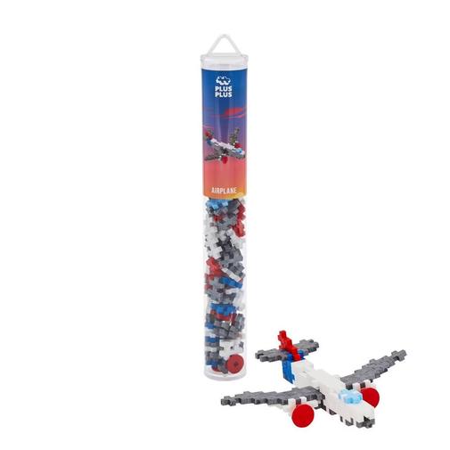 Plus Plus - Tube Avion 100 Pcs Multicolore