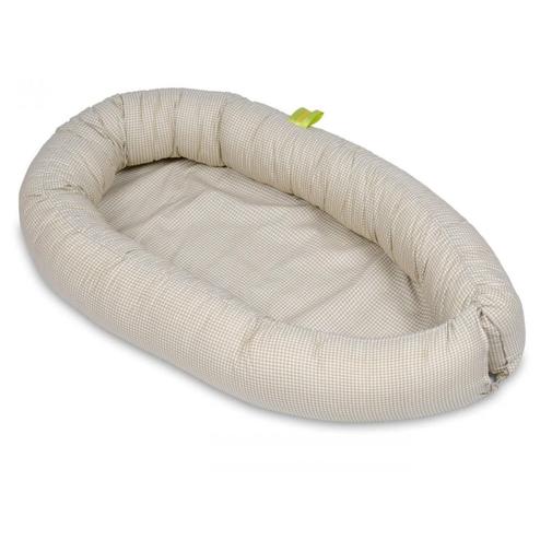 Velinda - Cocon gigoteuse beige à carreaux