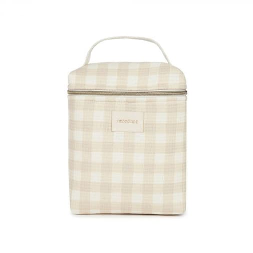 Nobodinoz - Lunch bag Concerto Ivory checks