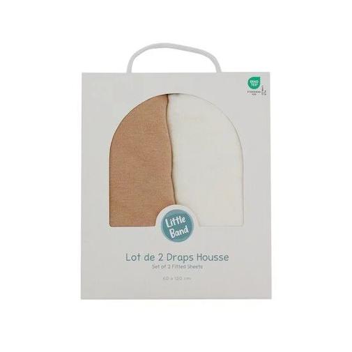 Little Band - Lot 2 draps housses Jersey