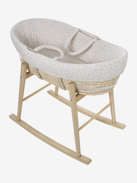 Vertbaudet - Housse pour couffin en gaze de coton hygge