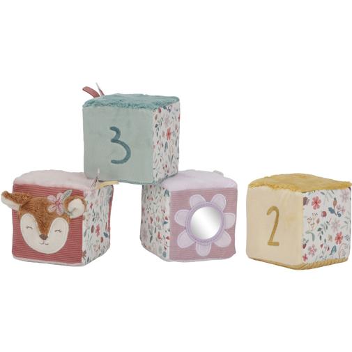 Little Dutch - Lot de 4 cubes doux Fairy Garden