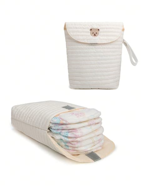 api-shein.shein.com - Sac de rangement pour couches de bébé imperméable, organisateur de couches portable pour vêtements de bébé, couches, lingettes humides, cadeaux de décoration familiale pour la douche de bébé en plein air