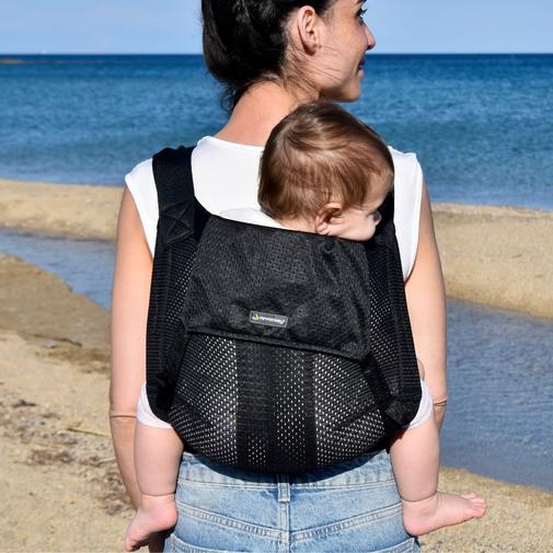 Minimonkey - Porte-bébé Black (6 mois et +)