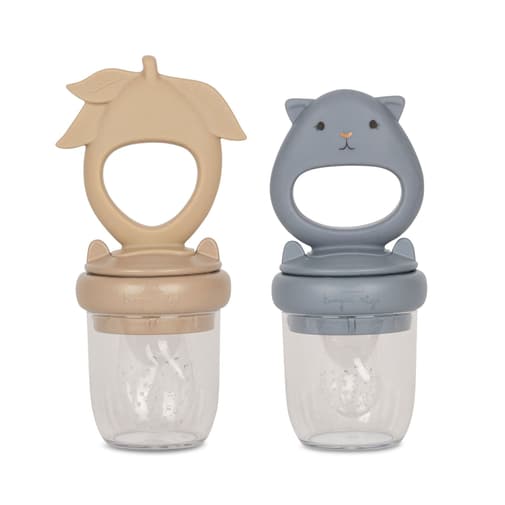 Konges Sløjd - Set de 2 Tétines grignoteuses bunny- Citron | Quicksilver
