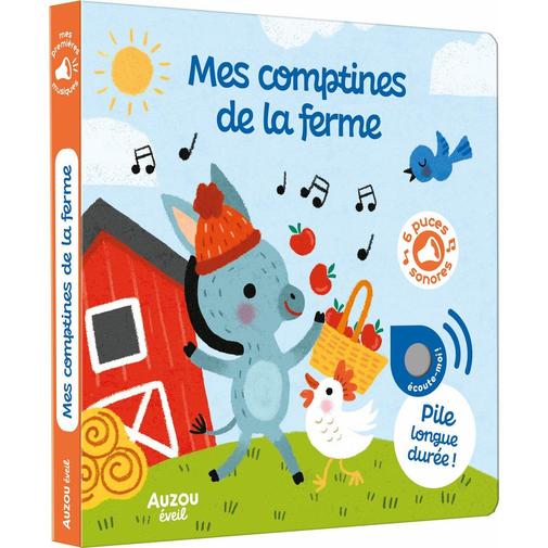 Auzou Editions - Livre Mes comptines de la ferme Mes premiers sonores