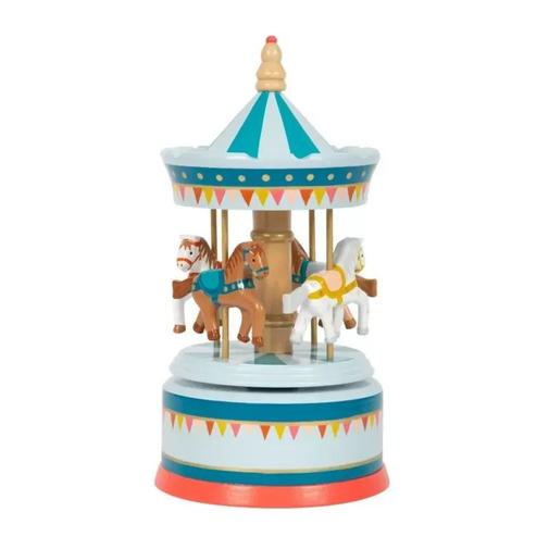 Small foot company - Boîte à musique carrousel à chevaux