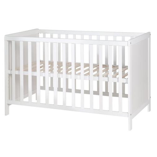 Roba - Lit bébé 2en1 cododo et indépendant 60x120 en bois blanc