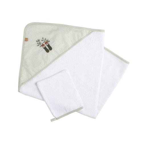 Sauthon - Cape de bain et gant Botanica