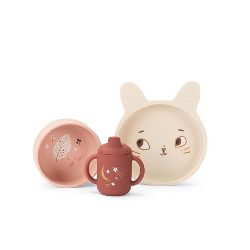 Moulin Roty - Set vaisselle silicone