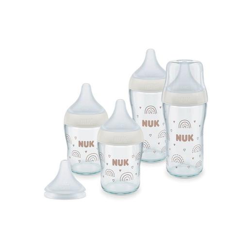 Nuk - Kit de naissance de 4 biberons Perfect Match - Beige - Beige