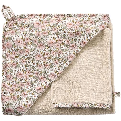 Bb&Co - Cape de bain bambou + gant Afternoon Tea