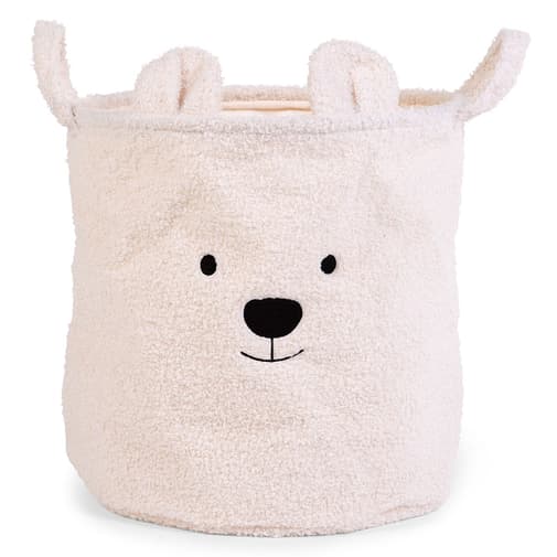 Childhome - Panier Grand - Teddy Ecru