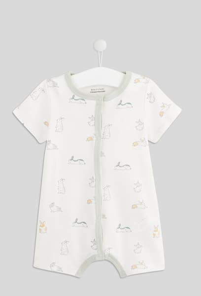 BOUT'CHOU - Combinaison courte imprimée en coton
