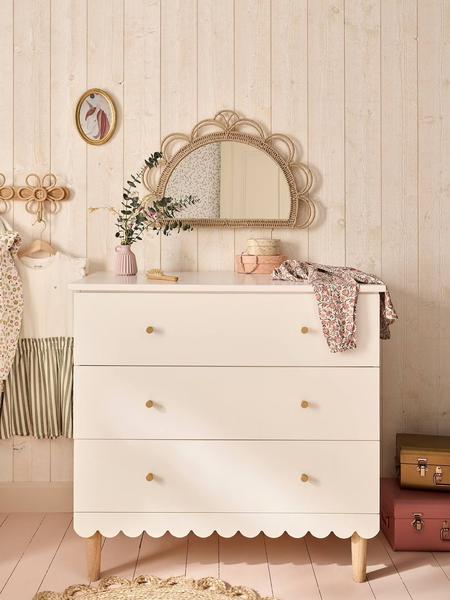 Vertbaudet - Commode LIGNE FESTON blanc