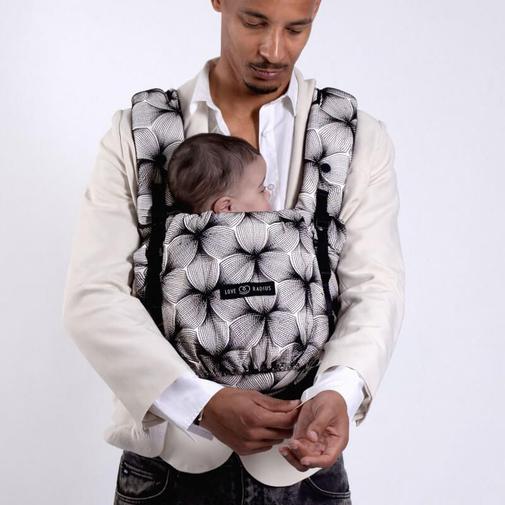 Love Radius - PhysioCarrier 2 - Black Orchid | Porte-bébé physiologique naissance
