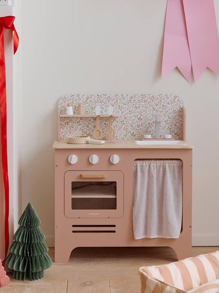 Vertbaudet - Cuisine en bois FSC® avec accessoires rose