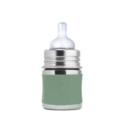 Pura - Biberon en inox évolutif 150ml Vert