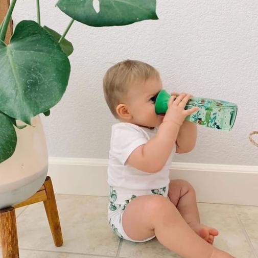 WOWCUP - Gourde 360 ° enfant anti renversement