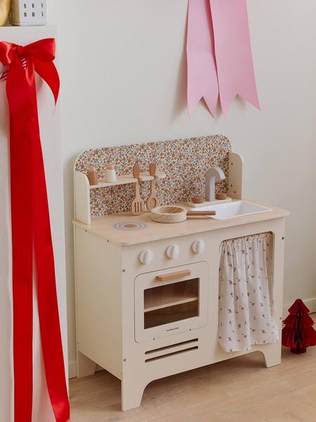 Vertbaudet - Cuisine en bois FSC® avec accessoires écru