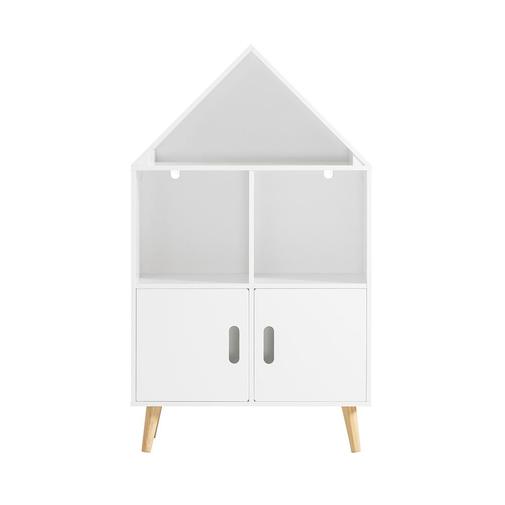 SoBuy - Bibliothèque pour enfant 2 portes en bois blanc