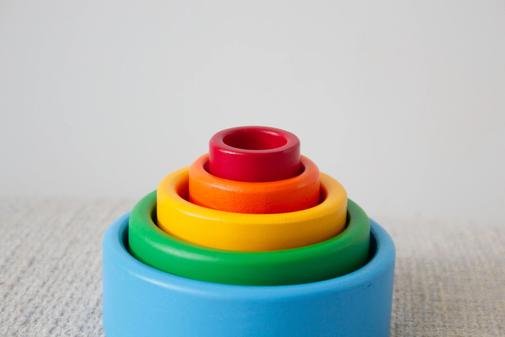 Mervei - Gobelets gigognes bébé – Jeu d’éveil et de motricité