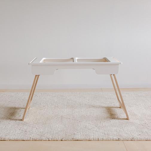 Duck Woodworks - Table de Jeux Sensorielle - Blanc