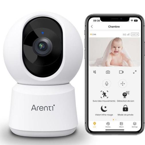 Nanny Care - Babyphone caméra Wi-Fi Serenity
