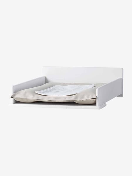 Vertbaudet - Plan à langer 52 cm pour commodes bébé - Romane blanc - Vertbaudet