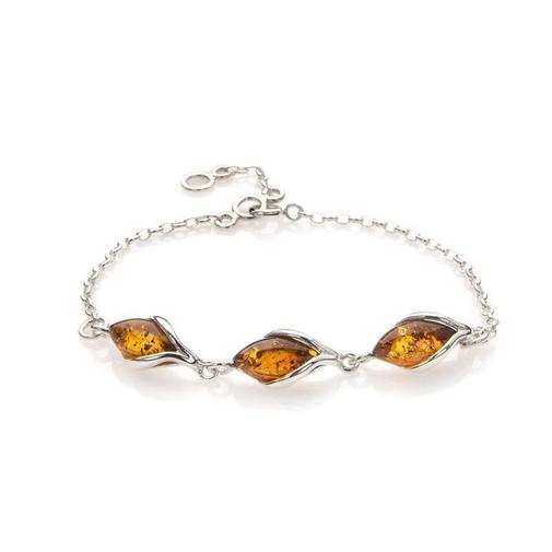 LaMaisonDelAmbre - Bracelet argent 925 ambre baltique