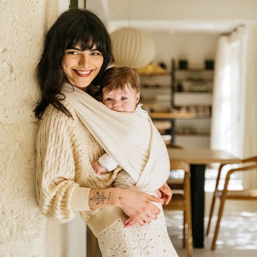 Studio Romeo - Porte-Bébé sans noeud - Stripes Nude