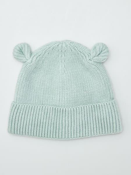 KIABI - Bonnet côtelé avec oreilles