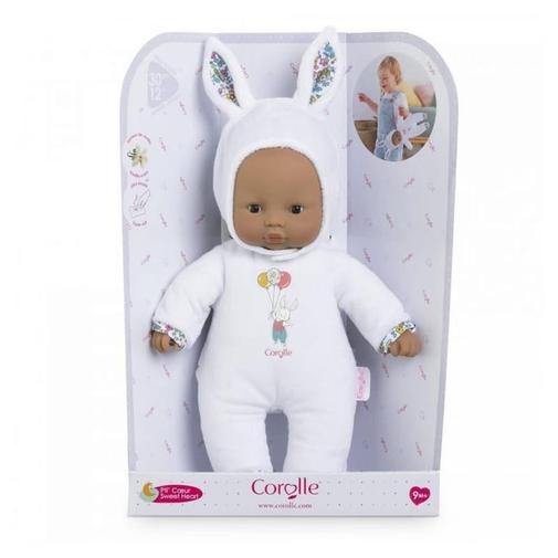 Corolle - Poupon petit coeur lapin blanc