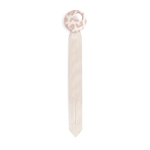 Elhée - Attache-tétine "Pebble" | Sand/Graouu Pink