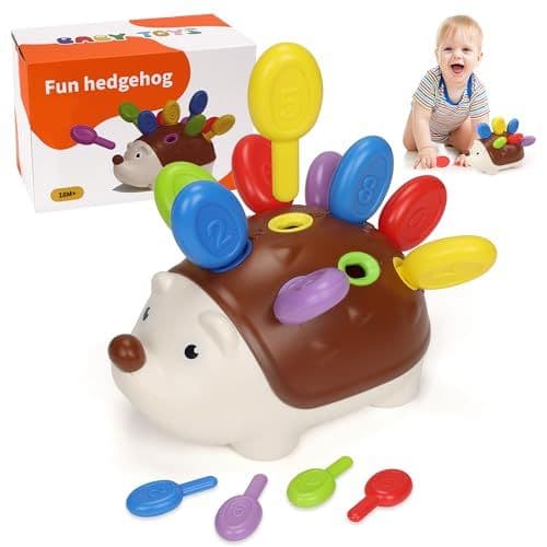 Venditer - Venditer Jouet Montessori 1 an, Jeux Montessori 2 3 4 5 Ans, Jouet pour Comptage et Tri, Jeu de Tri Jouet Sensoriel Motricité Fine Bébé Jeux Éducatif Enfant Apprendre à Compter et Les Couleurs Cadeau